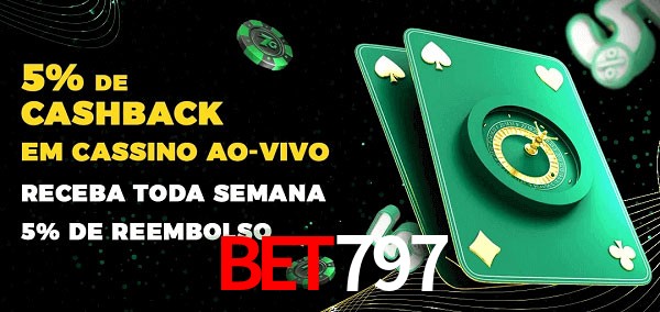 Promoções do cassino ao Vivo Bet797